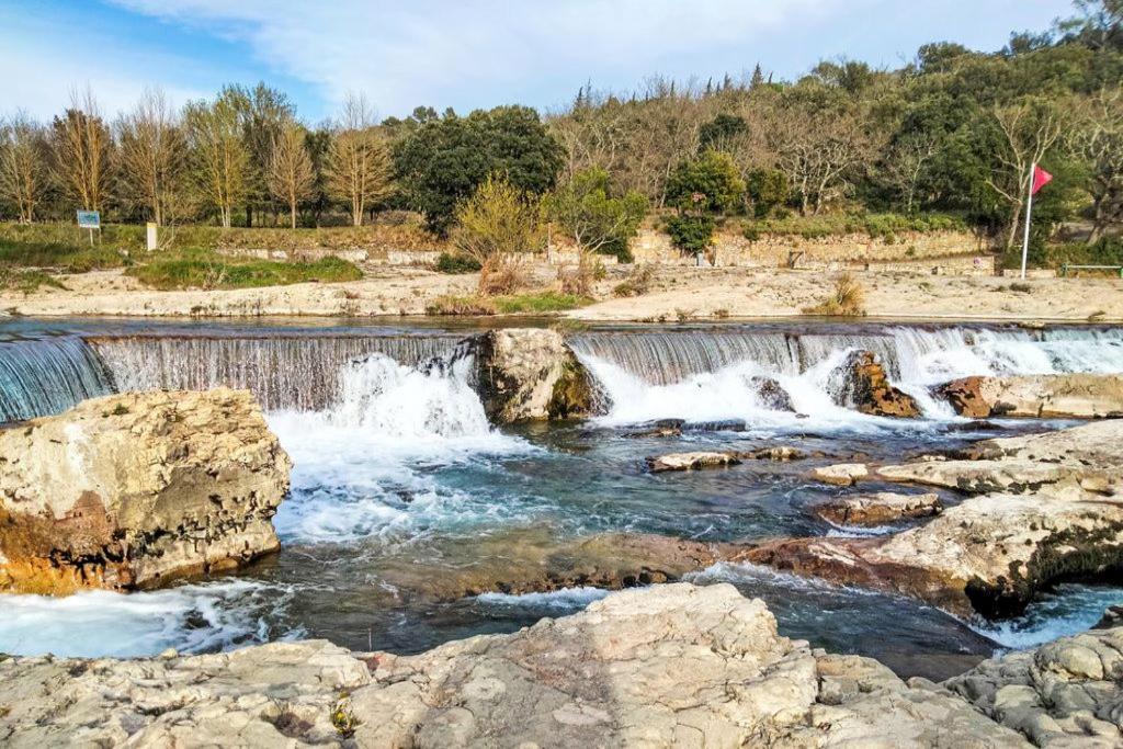 Gite Les Oliviers 10 Pers Piscine Au Calme 4 Etoiles Saint-Laurent-la-Vernède Exteriör bild